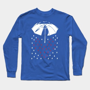 Umbrella Rain Love Long Sleeve T-Shirt